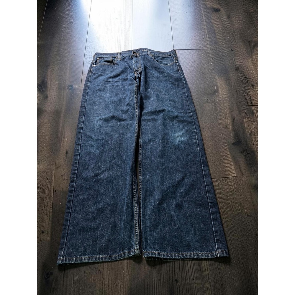 Levi's 569 Loose Straight Jeans Mens 36x34 Blue Denim Baggy Skater Y2K